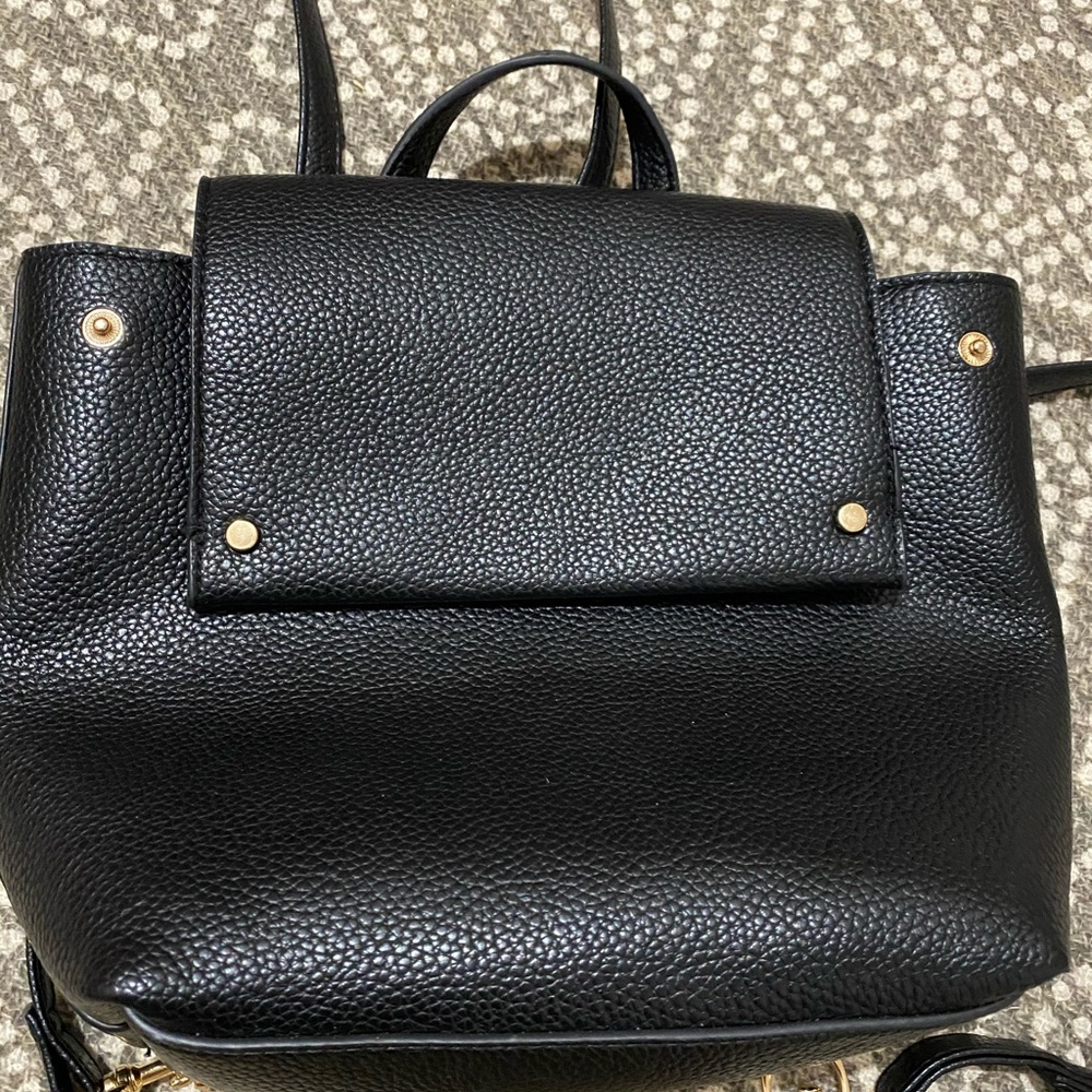 Small black backpack